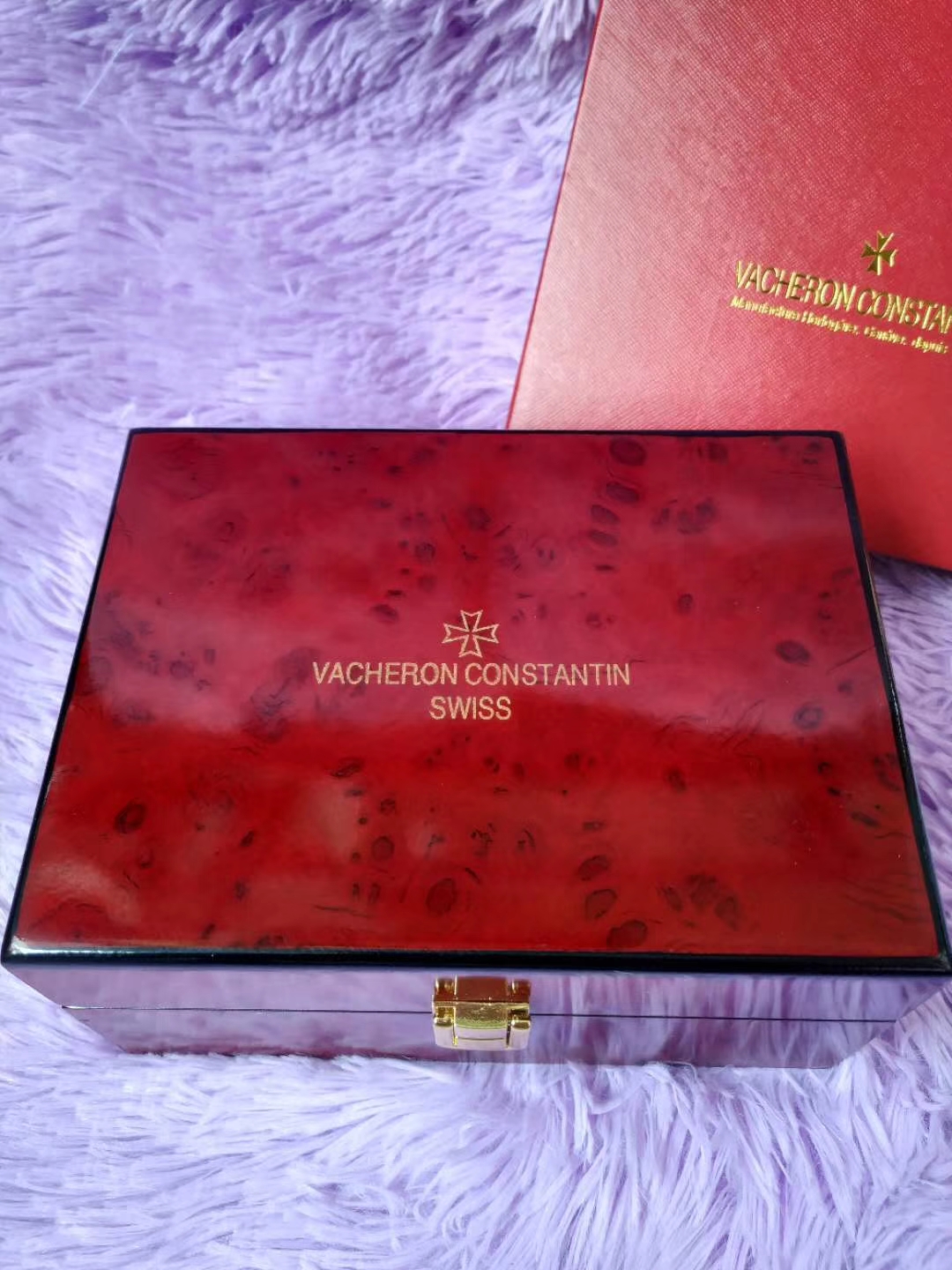 AAA Quality Replica Vacheron Constantin Red Wood Watch Box